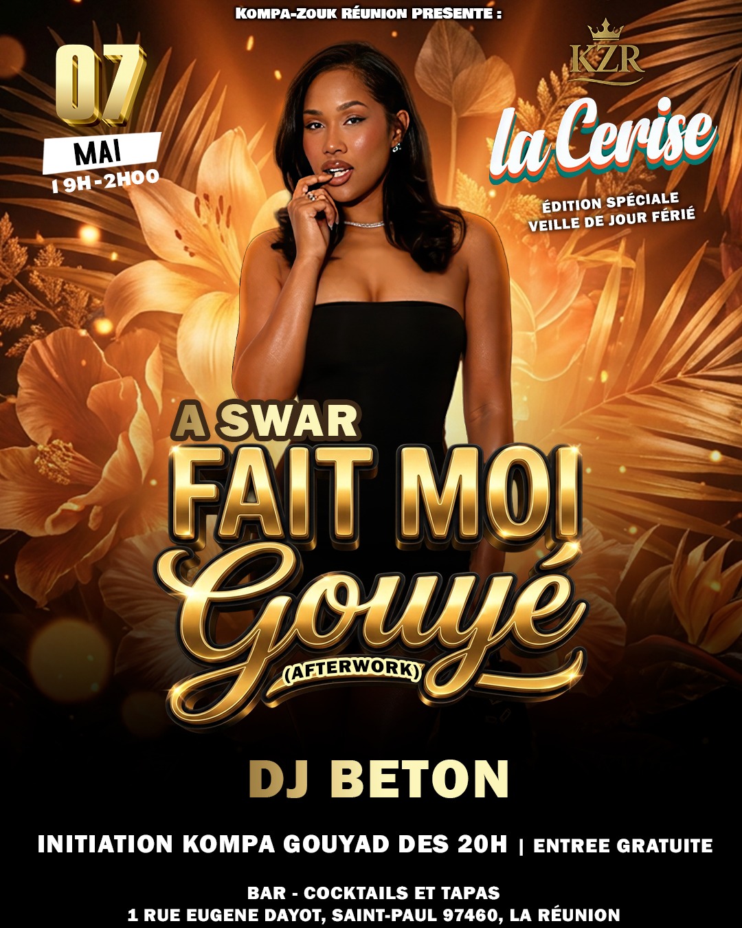AFTERWORK KOMPA ZOUK À LA CERISE 🍒 FAIT MOI GOUYÉ🍒