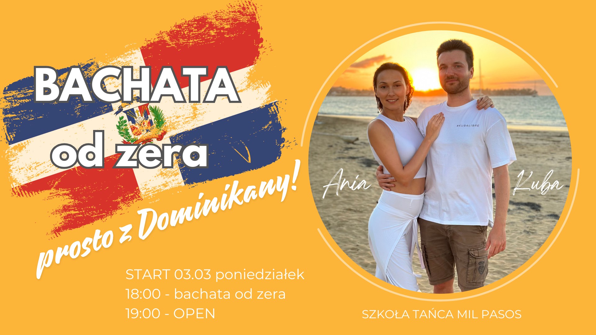 🇩🇴BACHATA PROSTO Z DOMINIKANY🇩🇴 - nowe zajęcia w Mil Pasos