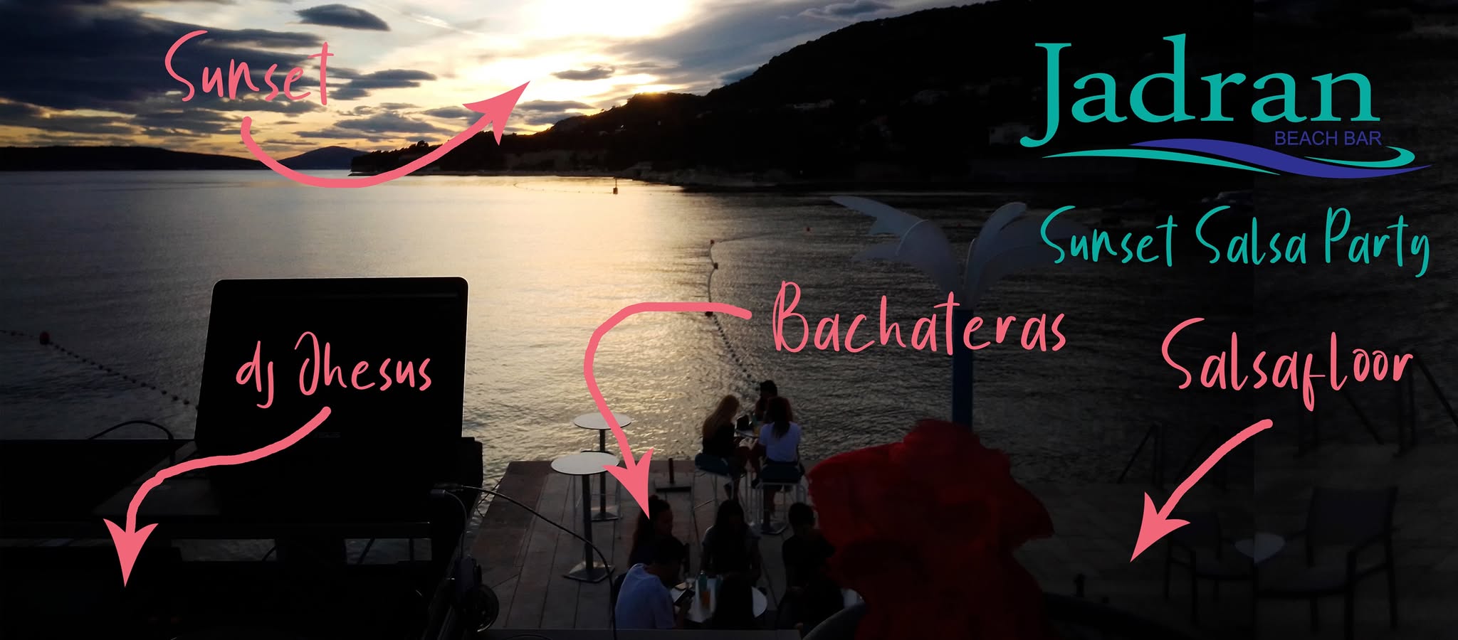 Sunset Salsa Party Split Summer 2020