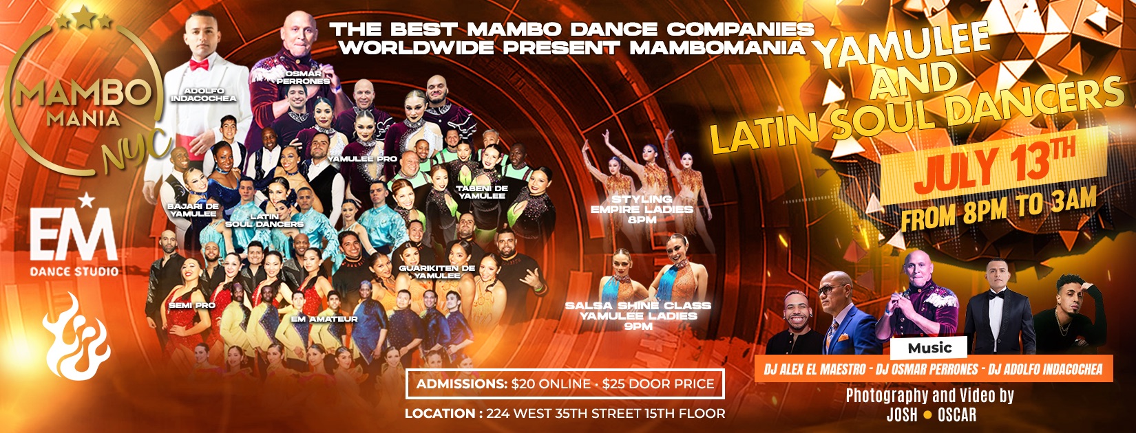 YAMULEE AND EMPIRE MAMBO PRESENT MAMBOMANIA JULY 13TH