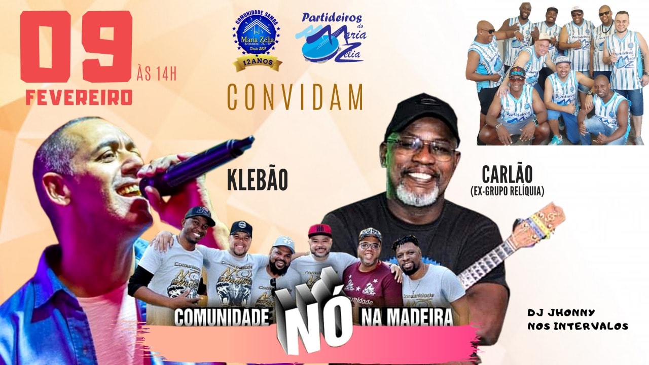 Partideiros do Maria Zélia, Kebão, Carlão e Nó na Madeira