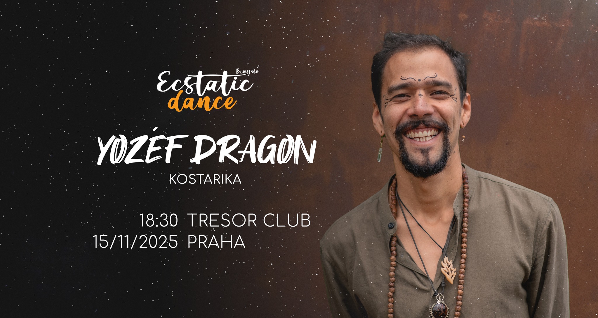 Ecstatic dance Prague #163 DJ Yozéf Dragon (Kostarika)
