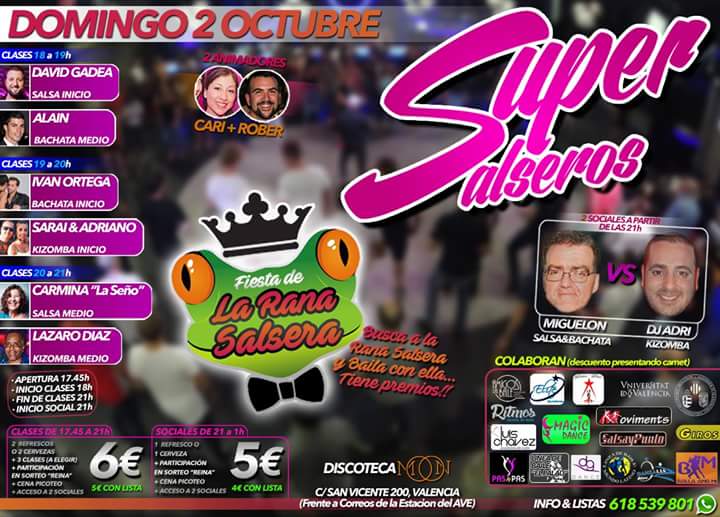Fiesta SúperSalseros en Moon Valencia .