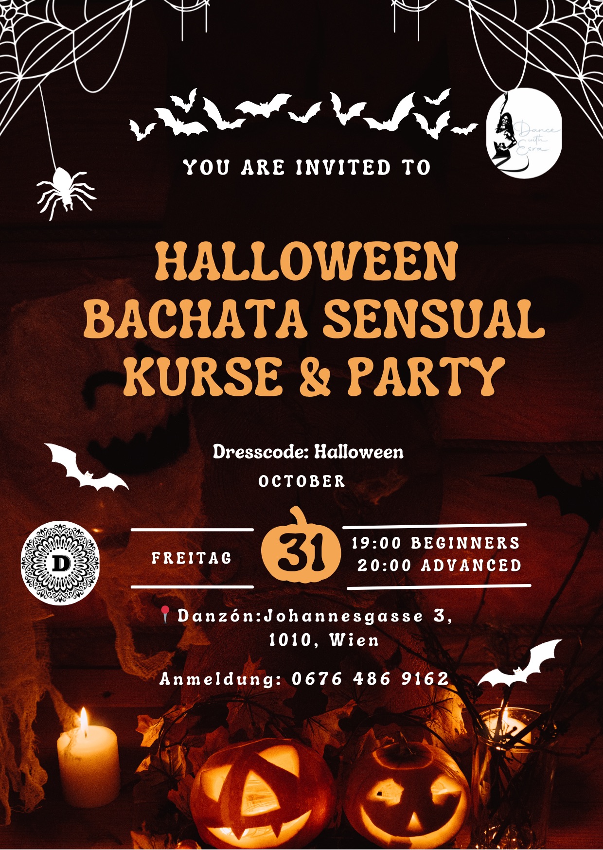 🎃 HALLOWEEN BACHATA SENSUAL KURS & PARTY🦇