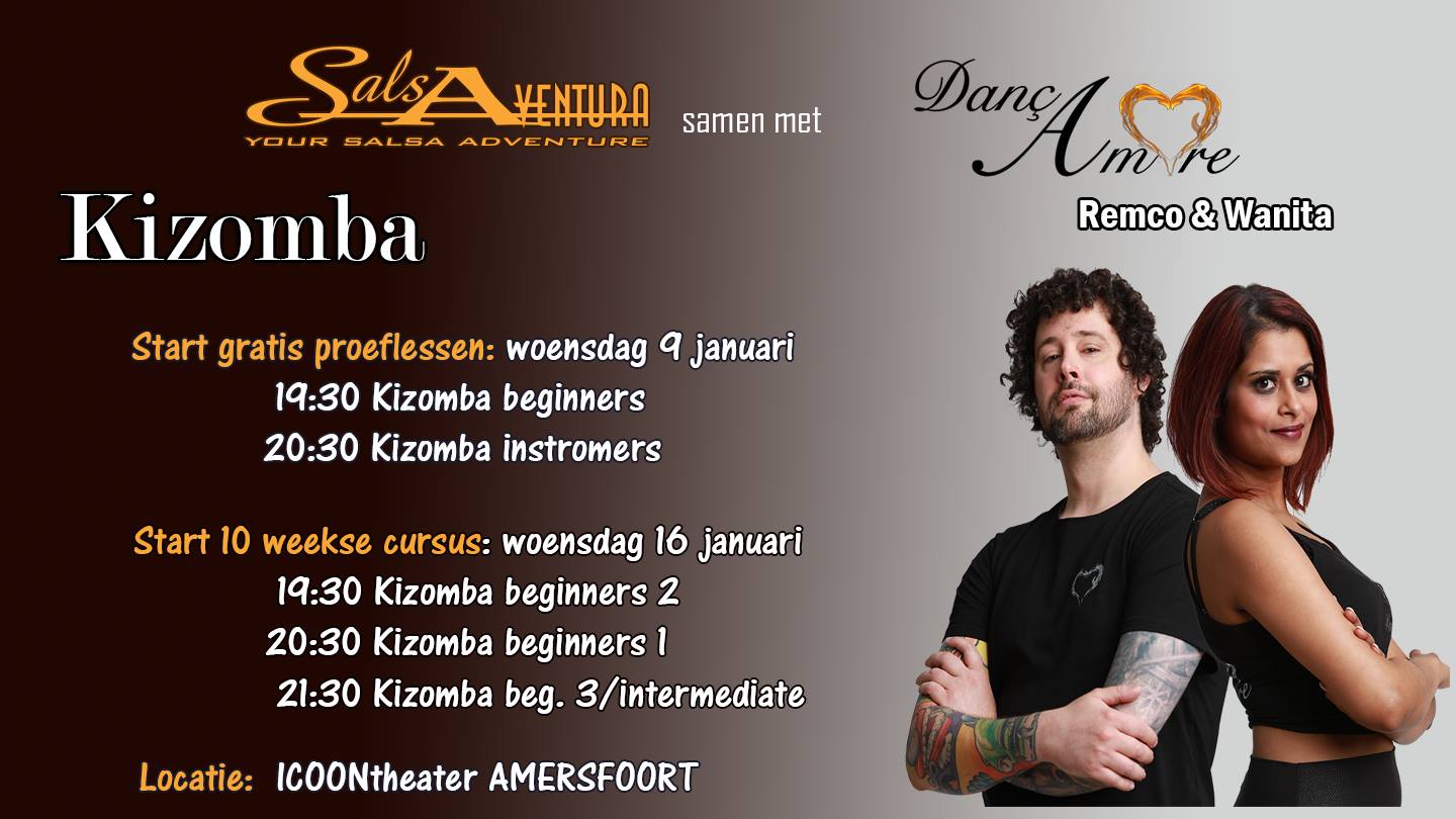 Salsaventura Amersfoort : Gratis Proeflessen Kizomba