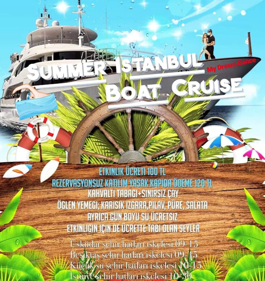 GEMİDE DANS MÜZIK YÜZME ETKİNLİĞİ