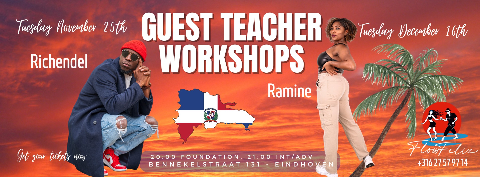Guest Teacher Bachata Workshops: Ramine