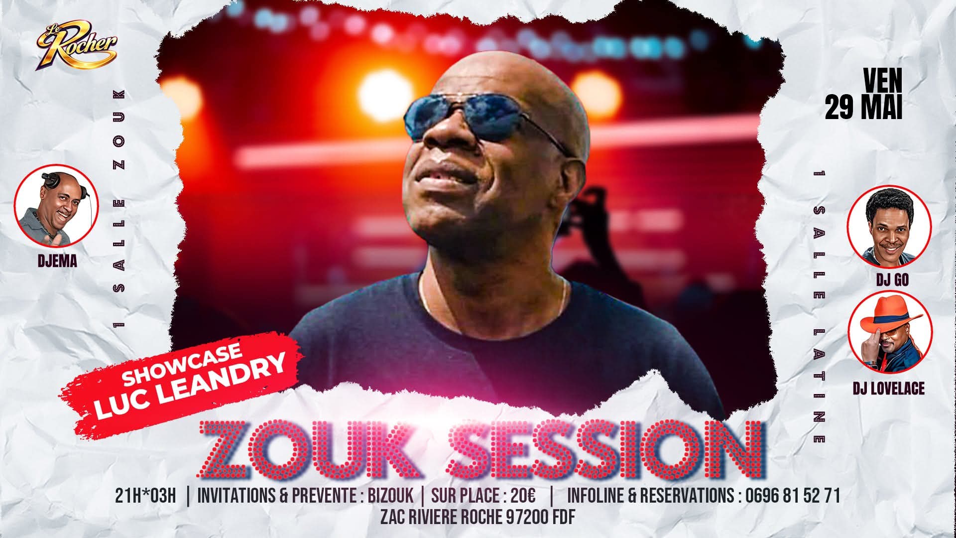Zouk Session " show case du Vergeur LUC LEANDRY"