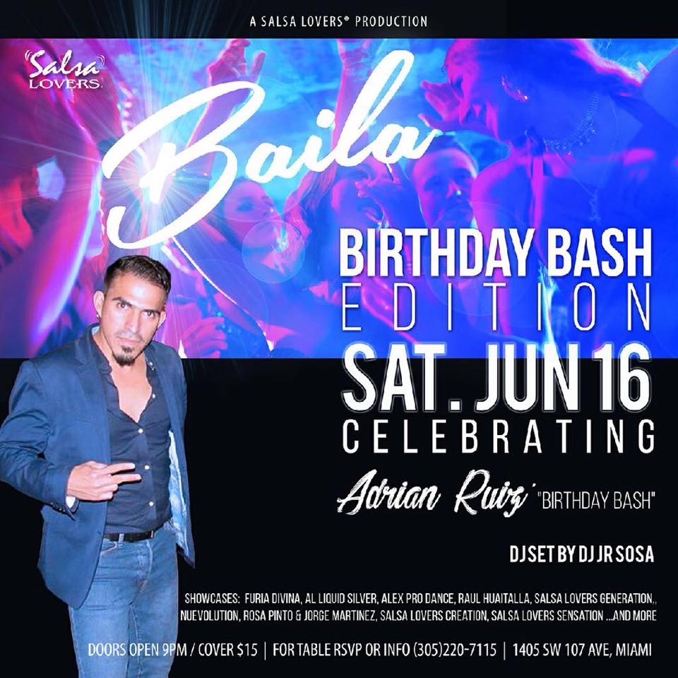 “Baila” BIRTHDAY BASH EDITION