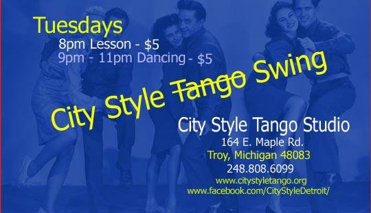 City Style Tango Swing Social