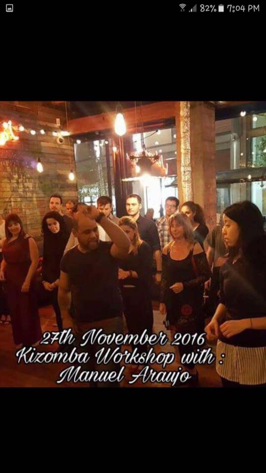 Kizomba workshop with Manuel Araujo pioneer on kizomba teaching