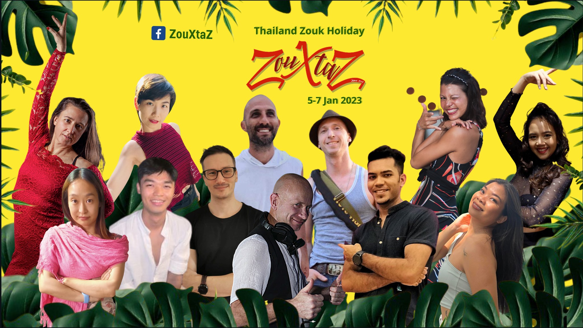 ZouXtaZ Thailand Zouk Holiday 5-7 Jan 2024