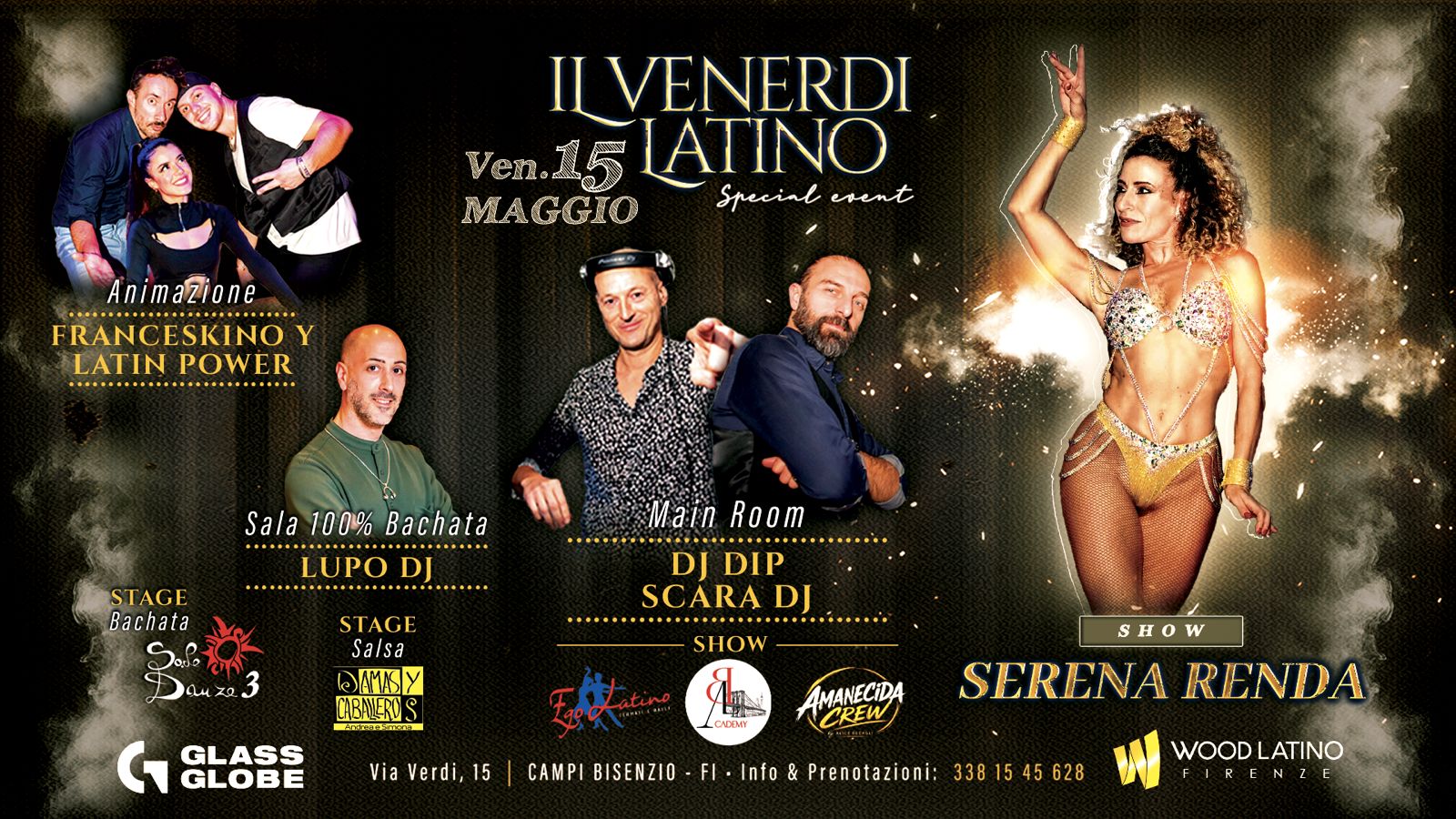 IL VENERDì LATINO @ GLASS GLOBE by Wood Latino