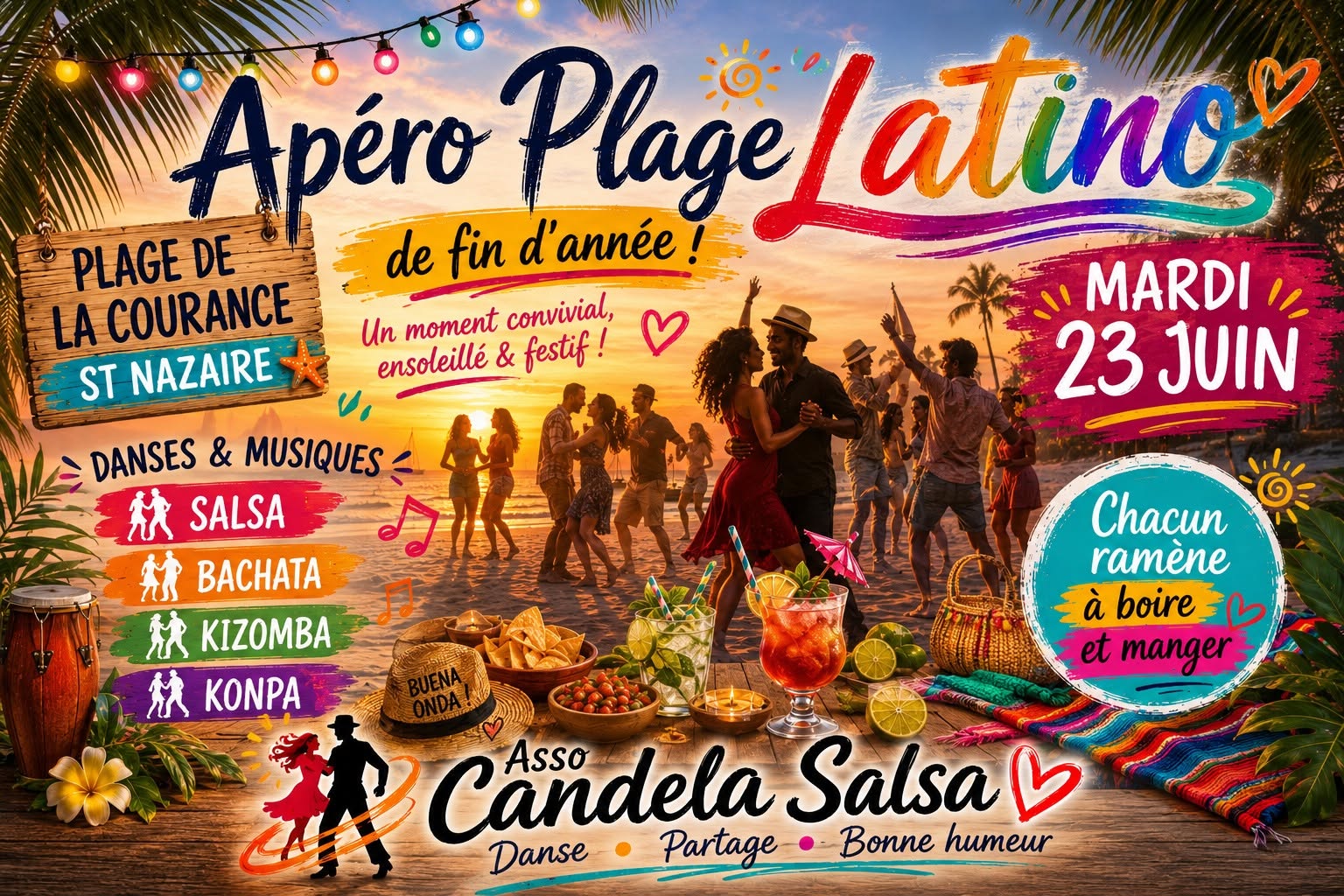 Apéro de fin d'année Candela Salsa