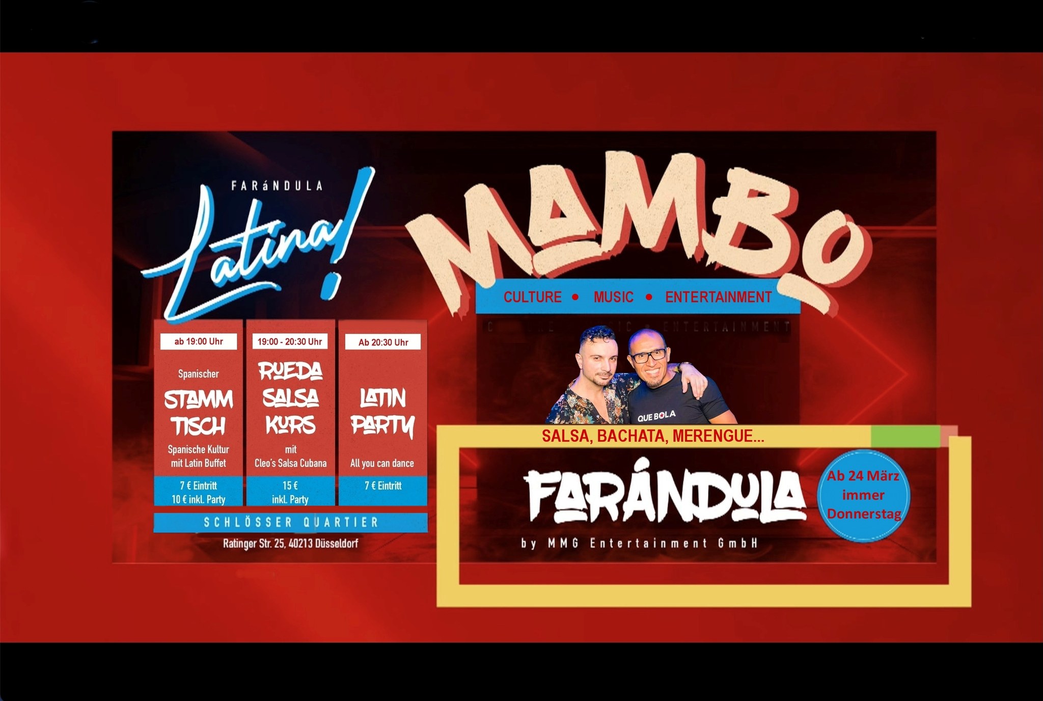 MAMBO Salsa, Bachata, Merengue...