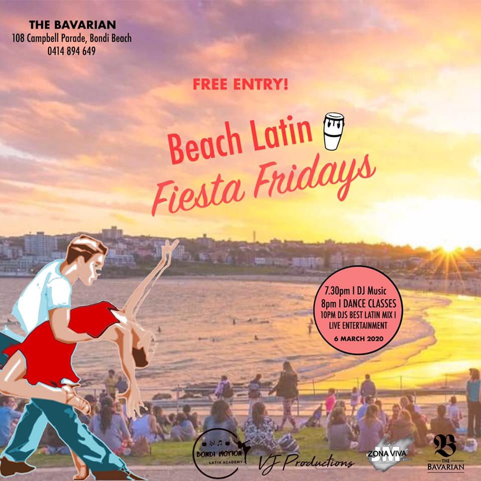 Beach Latin Fiesta Fridays