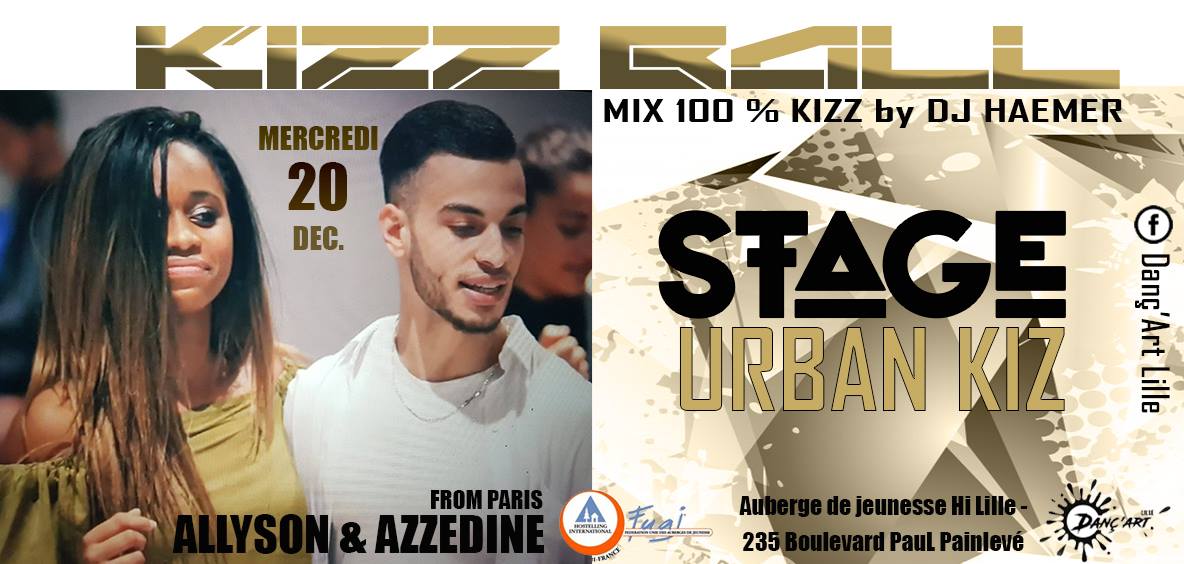 KIZZBALL > Stage Urban kiz by Azzedine & Allyson + Soirée