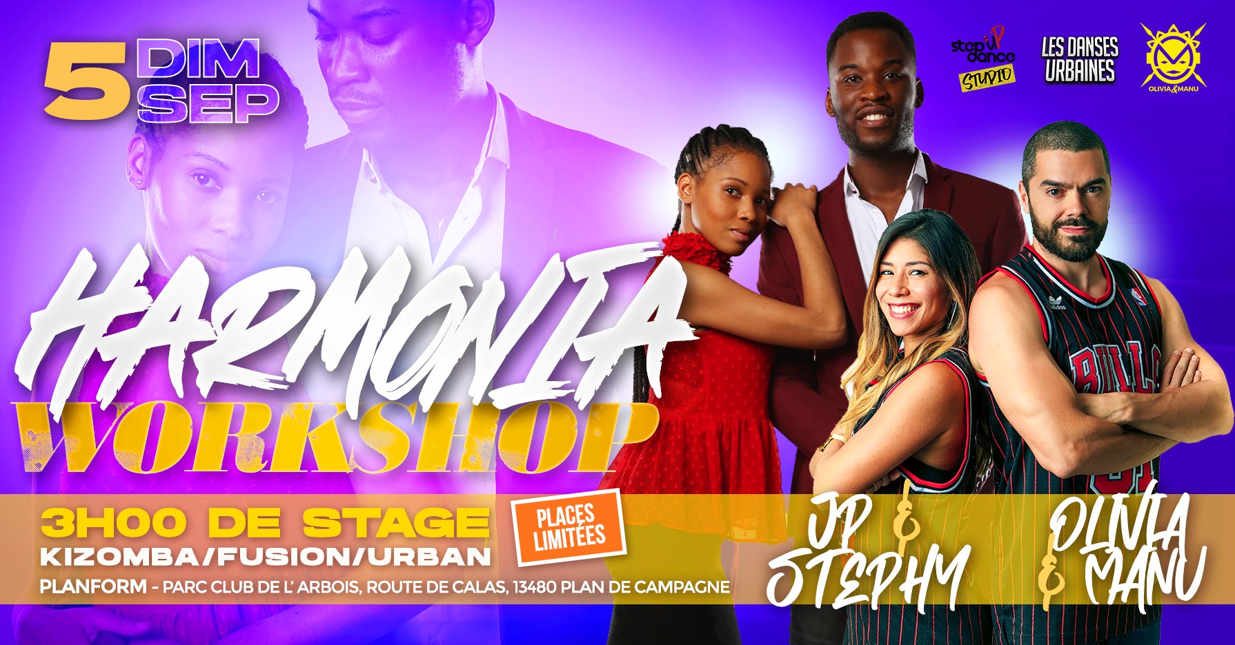 Kizomba Harmonia Bootcamp - Stage avec JP & Stephy