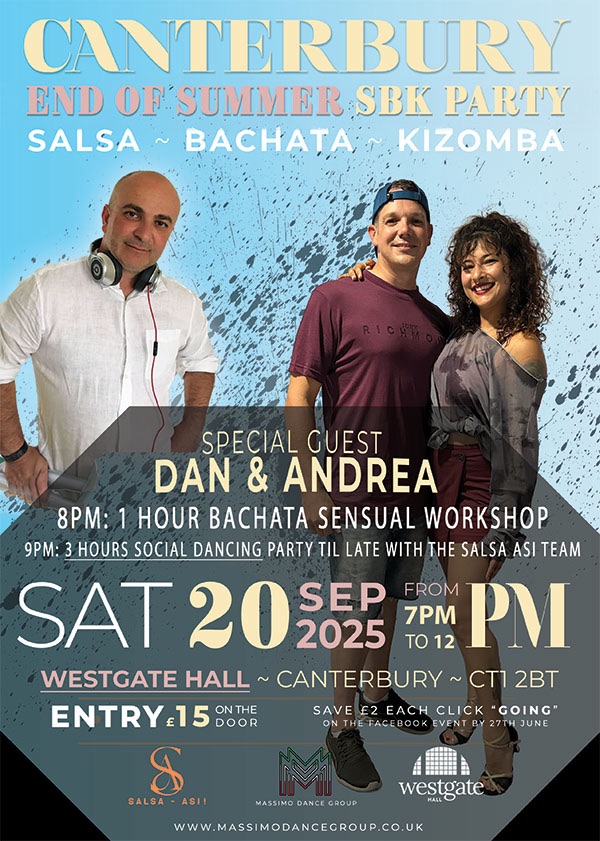 Salsa-Asi End of Summer Salsa-Bachata-Kizomba party night
