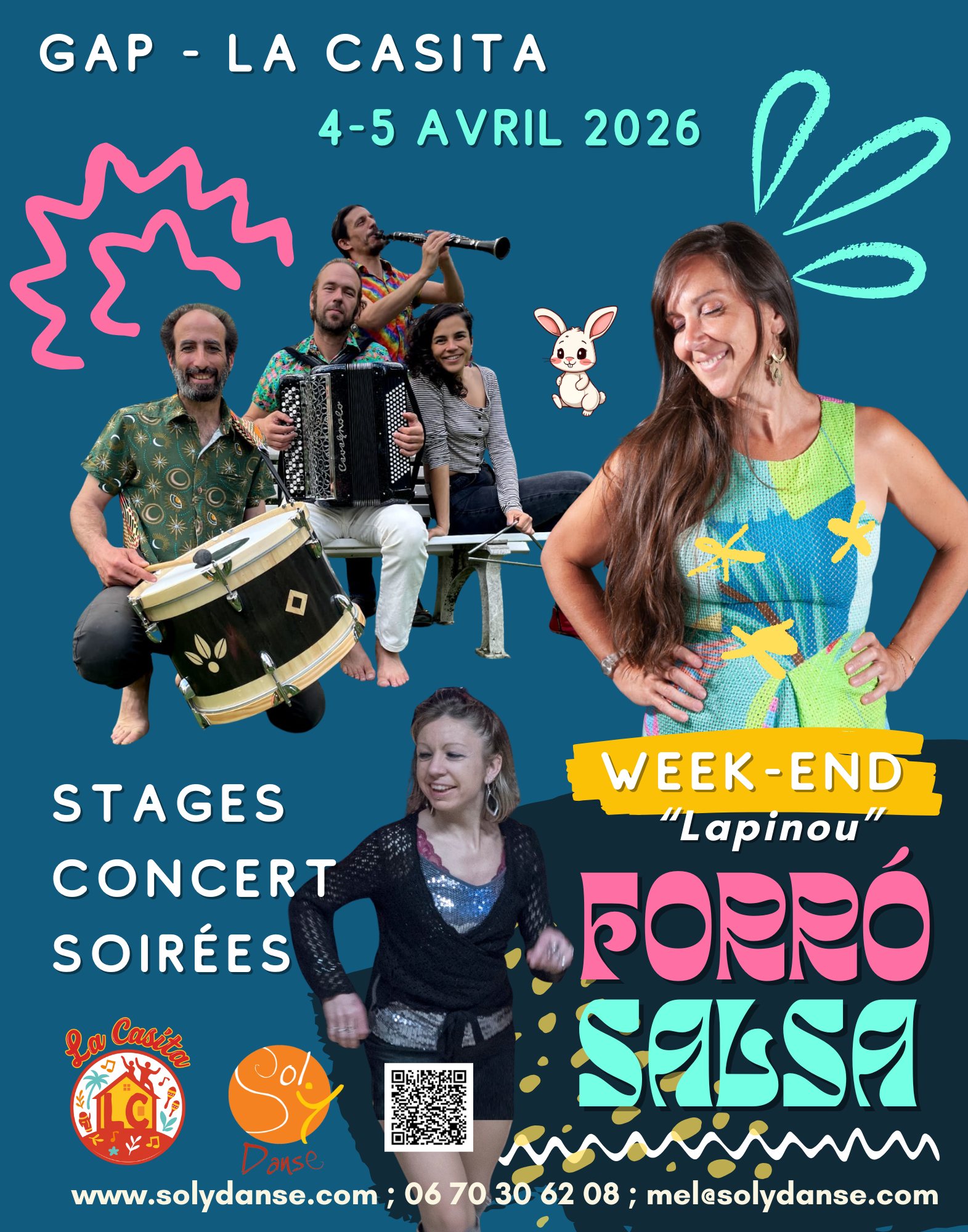 Week-end Forro-Salsa : Stages, Concert, Bals