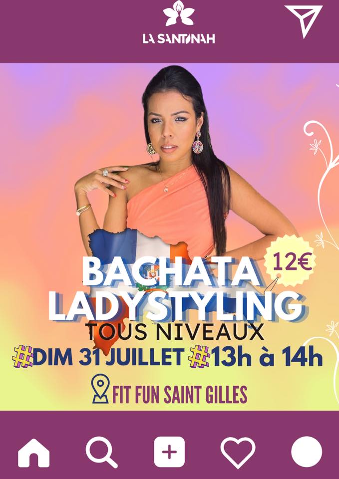 BACHATA LADYSTYLING TOUS NIVEAUX FIT FUN SAINT GILLES