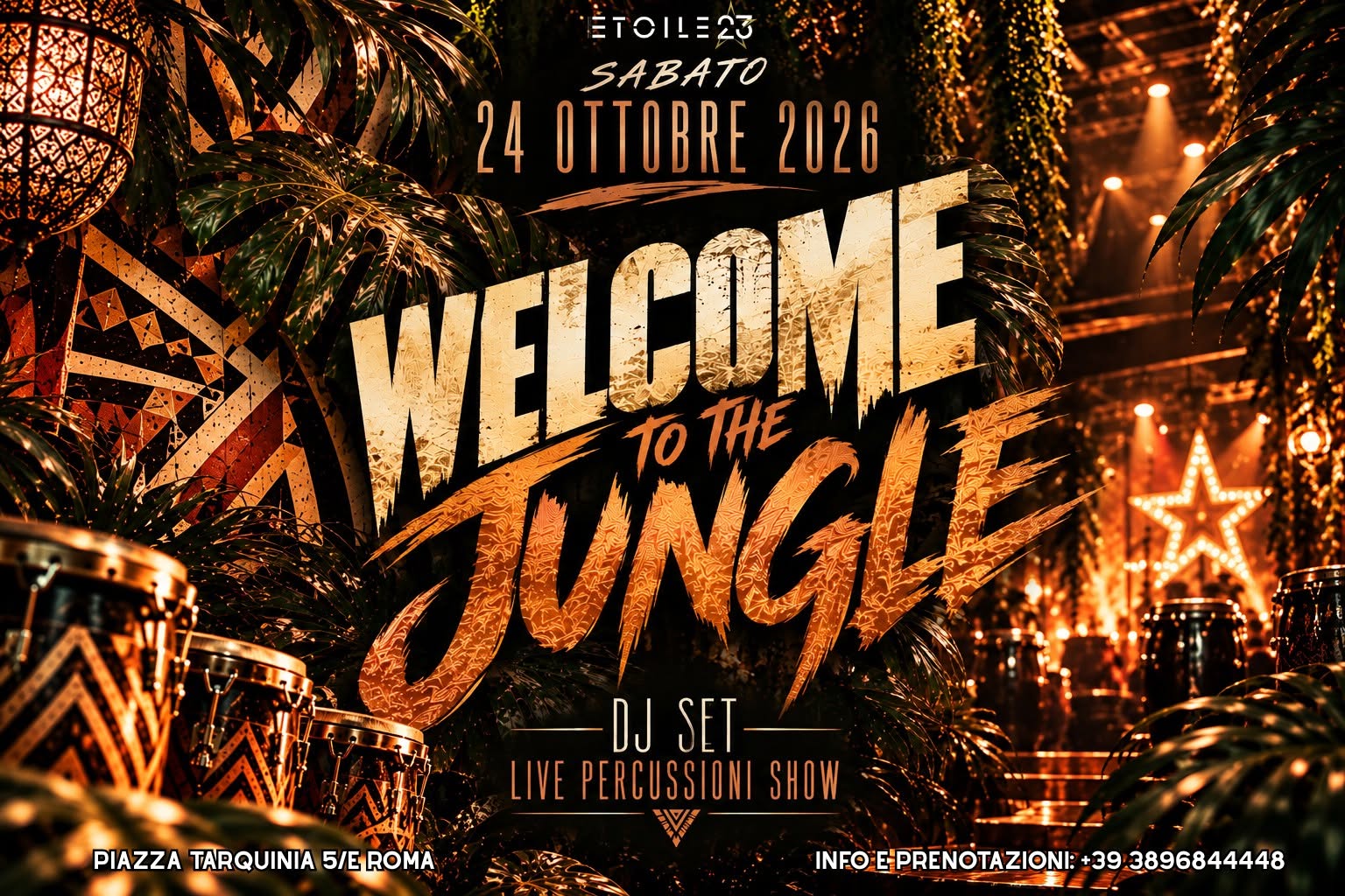 🥁 WELCOME TO THE JUNGLE 🥁 Prenota i tuoi occhiali!👓