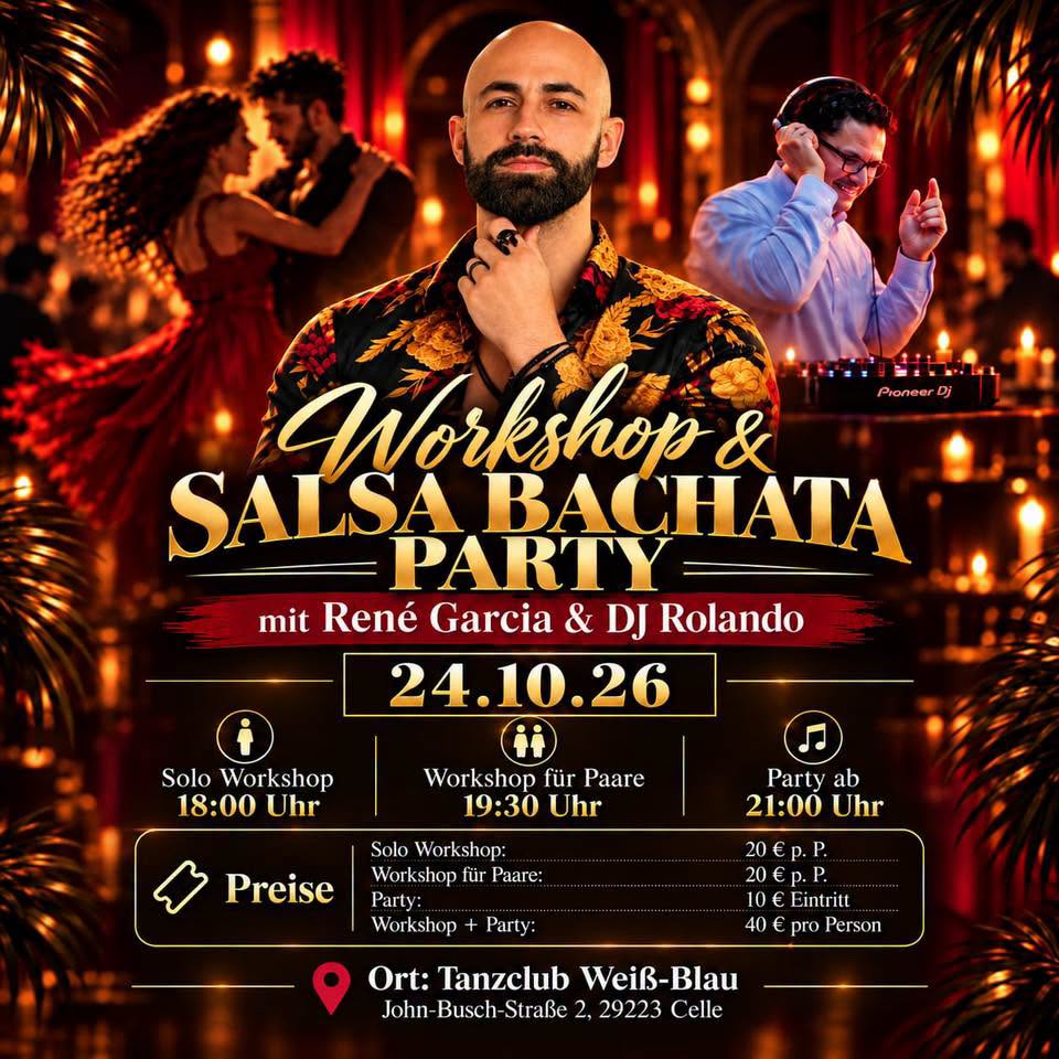 ✨La Noche ✨ Workshop & Salsa Bachata Party