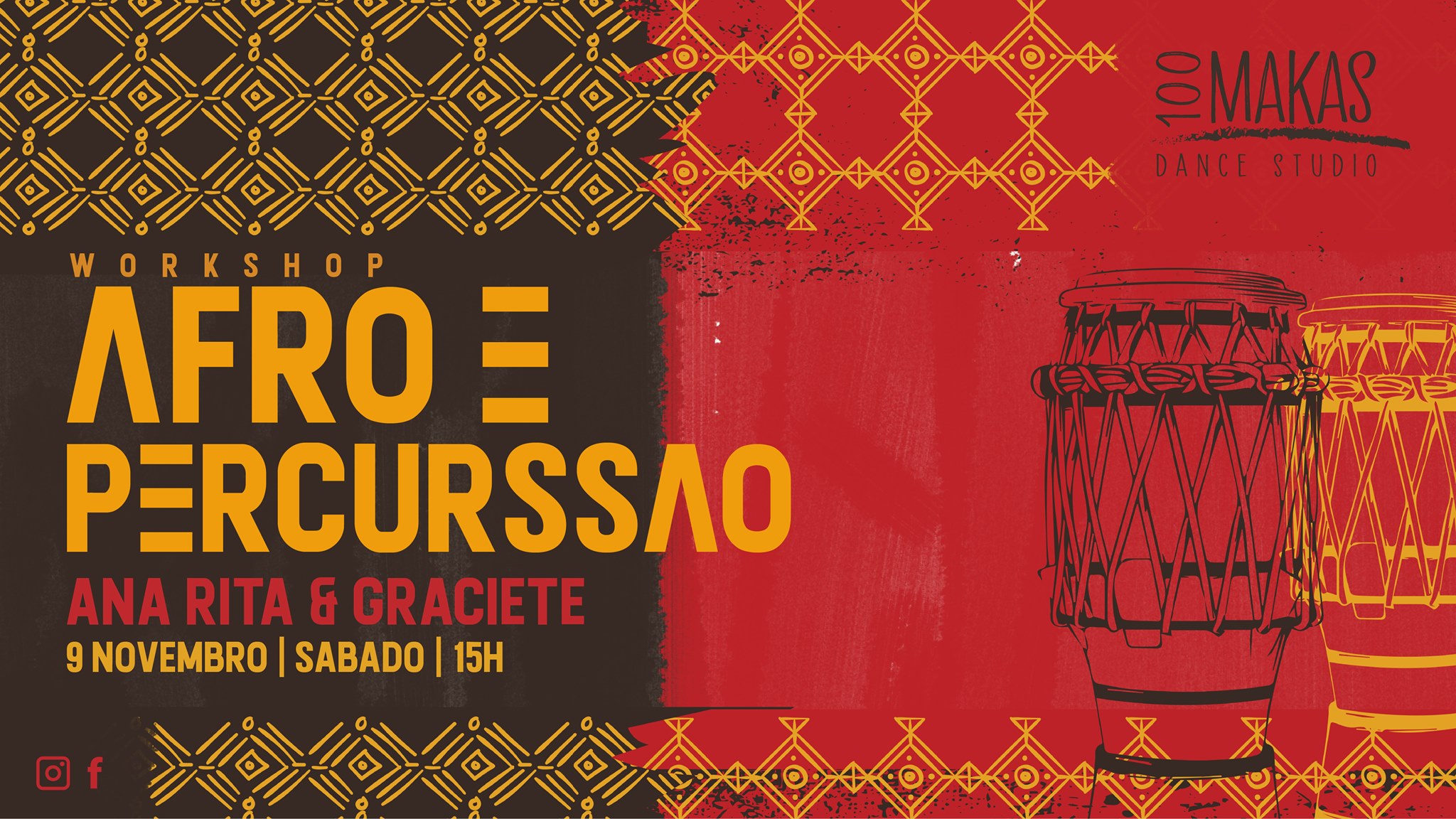 Afro Workshop w Live Percussion