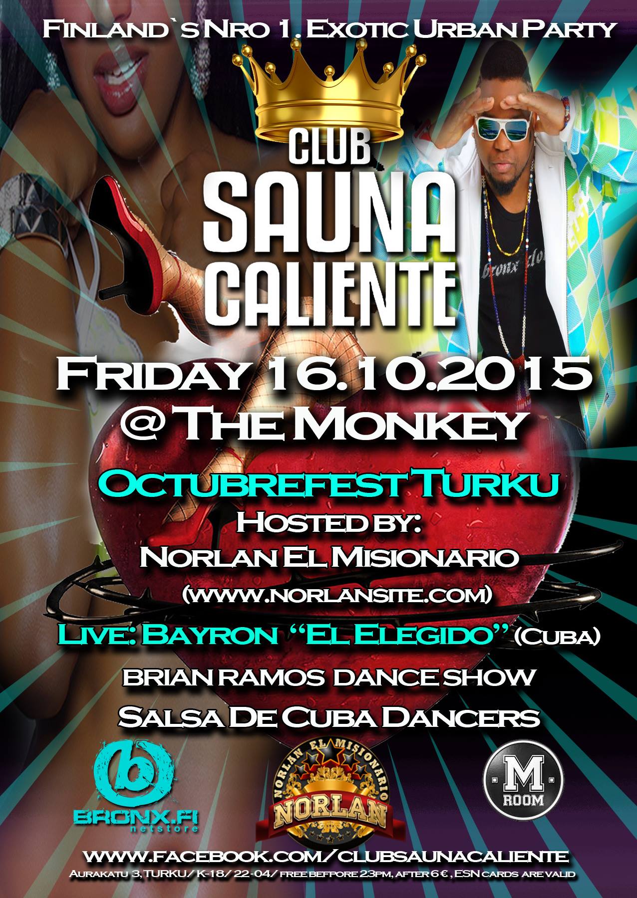 ♛ CLUB SAUNA CALIENTE ♛- TURKU OCTUBREFEST 16.10.2015