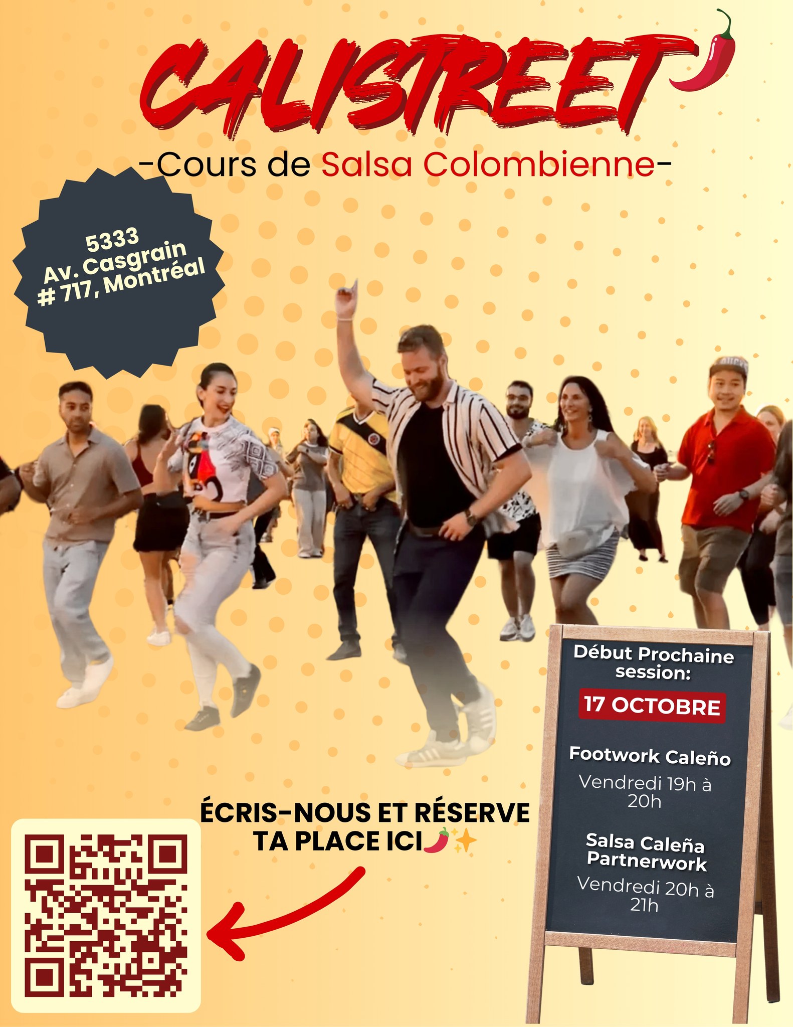 Nouvelle Session de Salsa Colombienne CaliStreet