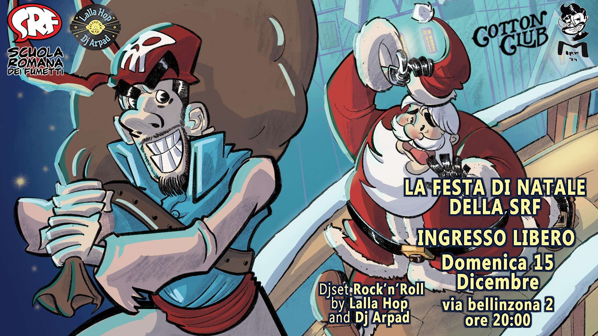 Festa di Natale Della Scuola Romana Dei Fumetti