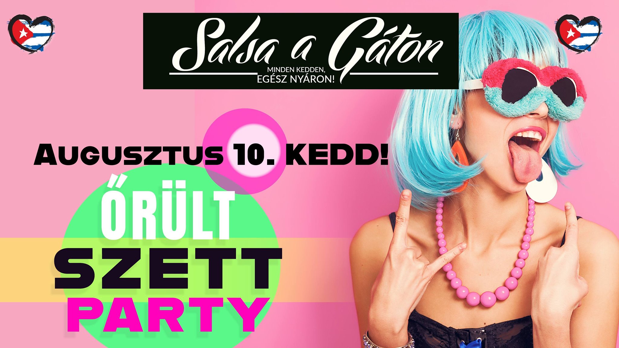 Salsa a Gáton - minden kedden, egész nyáron - Őrült szett party!