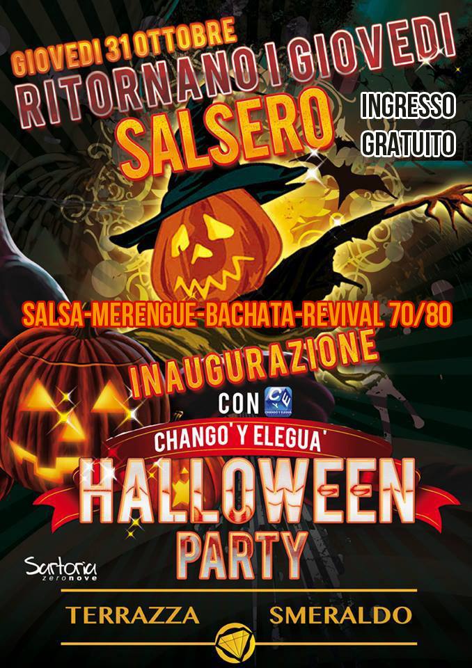 Halloween Party - Giovedi 31 Ottobre - Terrazza Smeraldo - Ingresso Gratuito