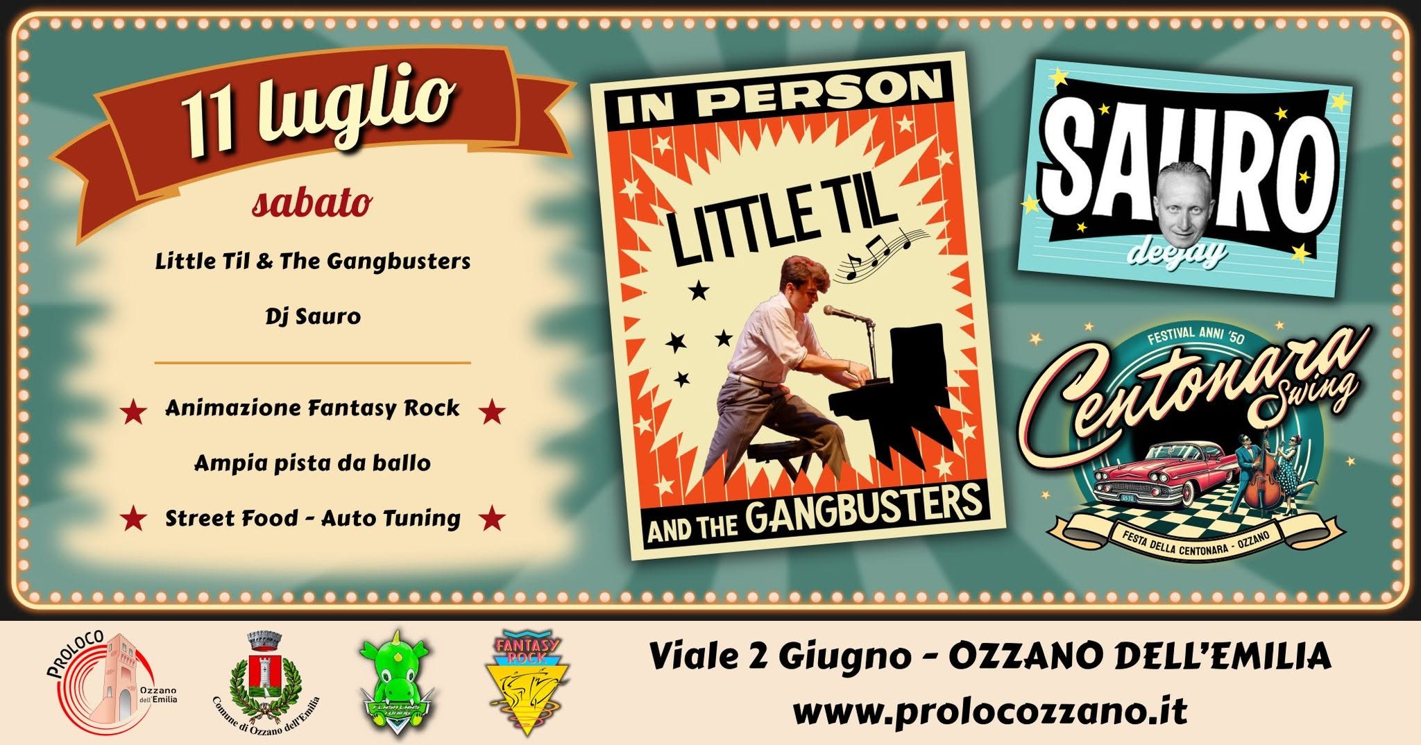 Centonara Swing: Little Til & The Gangbusters e Dj Sauro