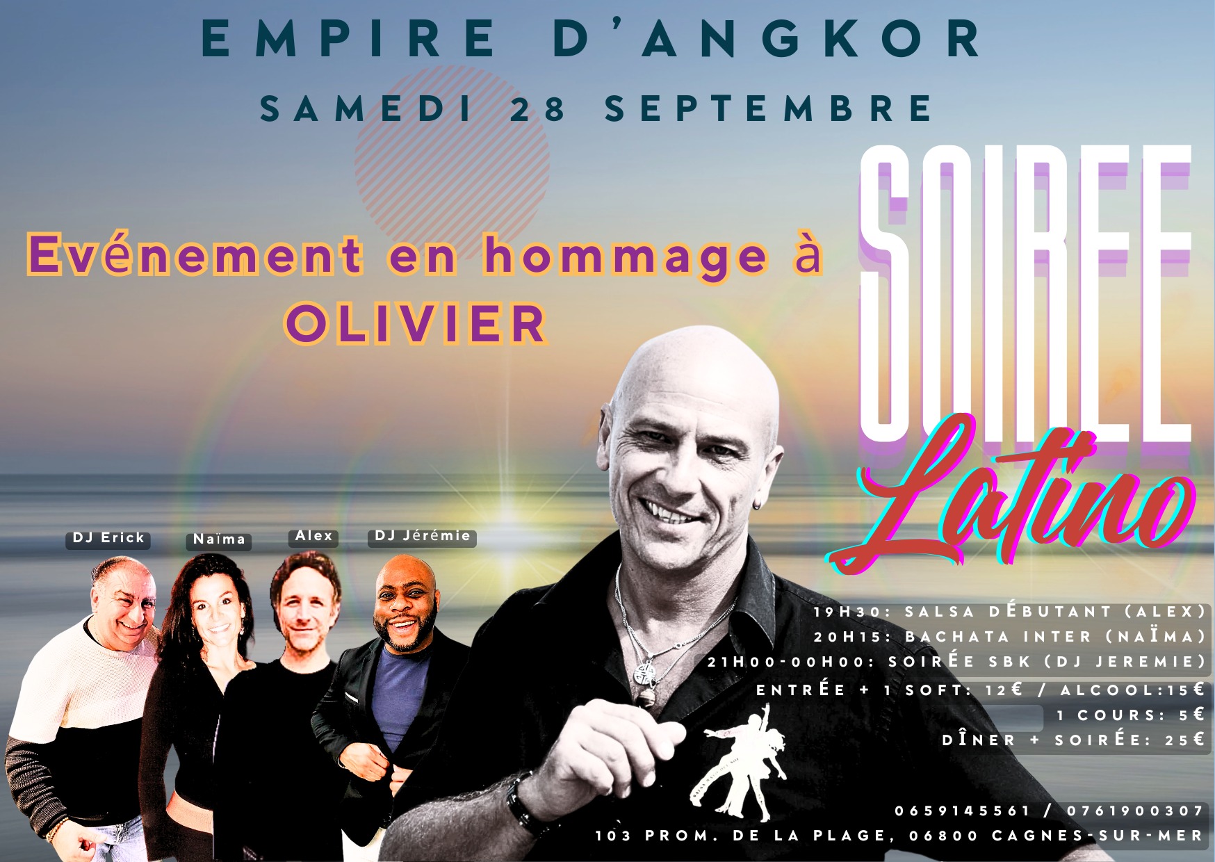Soirée Latino en hommage à OLIVIER