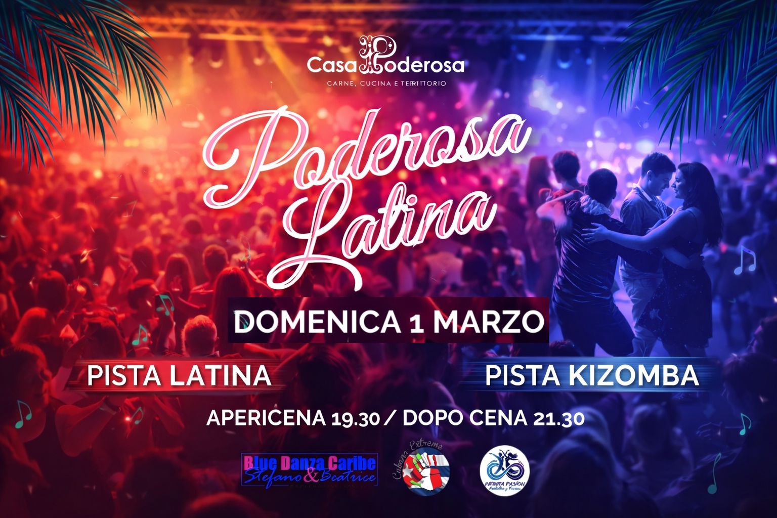 Domenica 1 Marzo_Latino + Kizomba_Casa Poderosa Pesaro