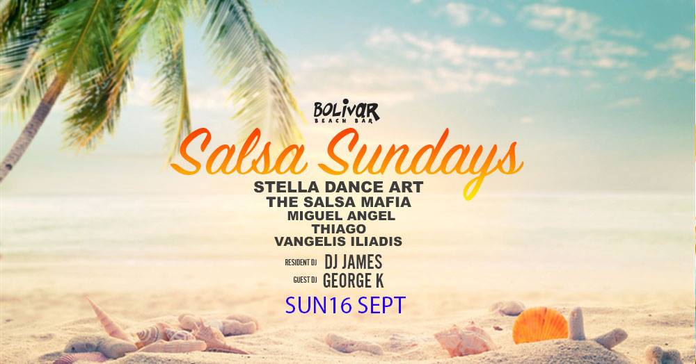Salsa Sundays 16 Sep Bolivar Beach Bar
