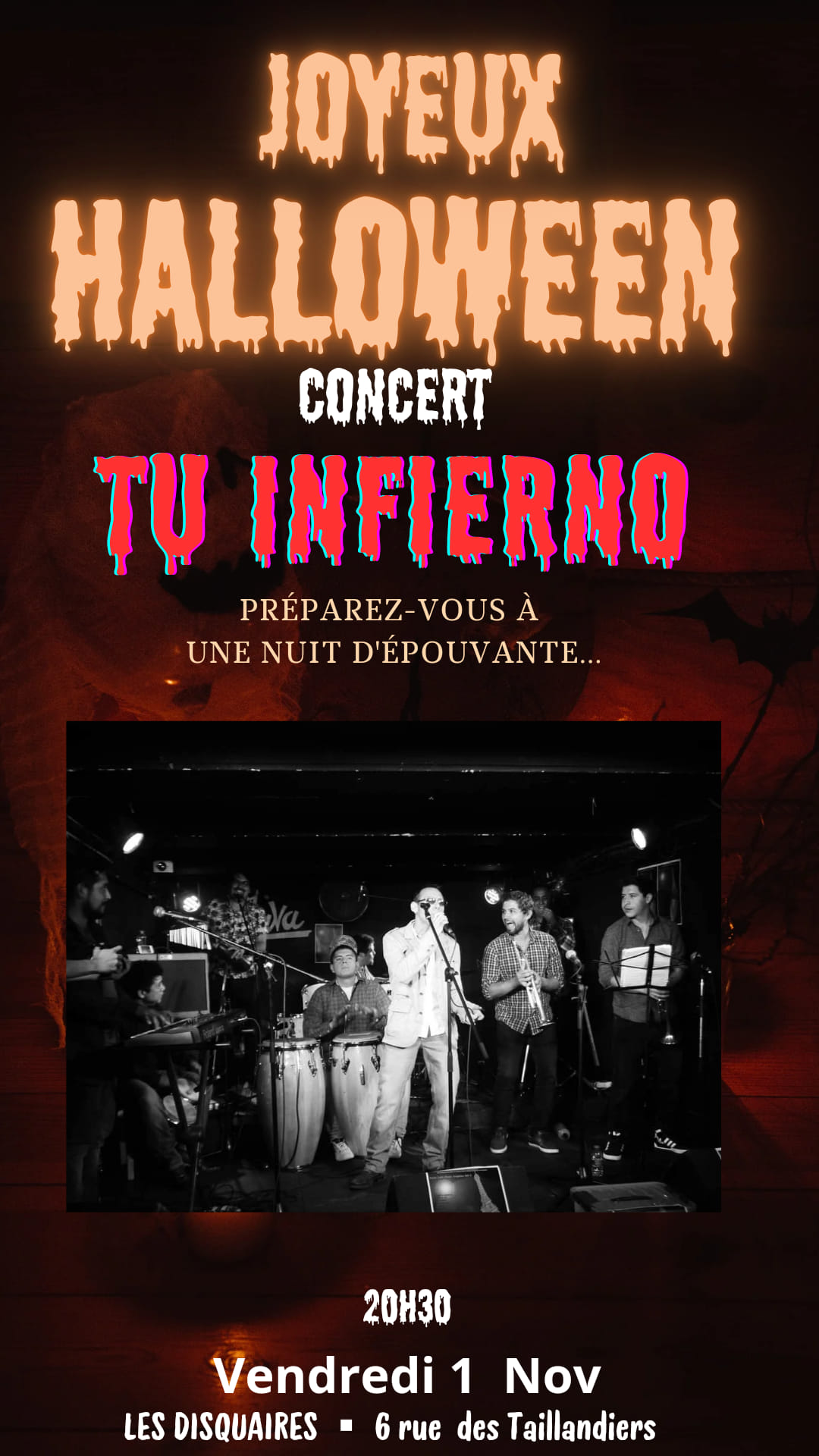 Tu Infierno en El After de los muertos x Les disquaires #Salsa #Cumbia #Fiestalatina