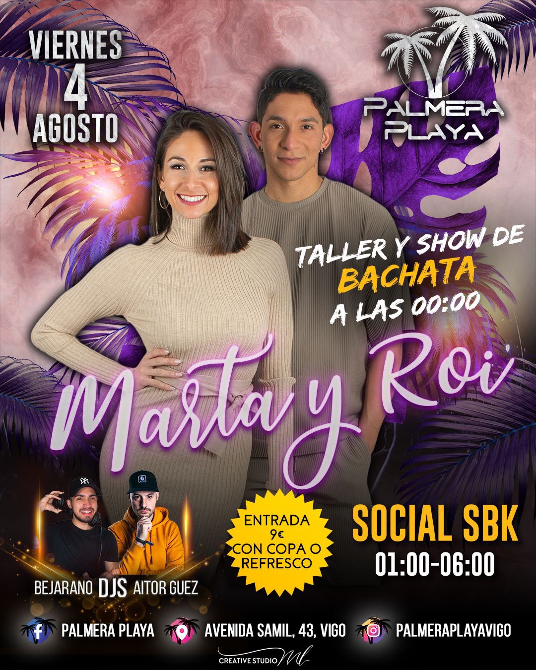 Marta & Roy en Palmera Playa!