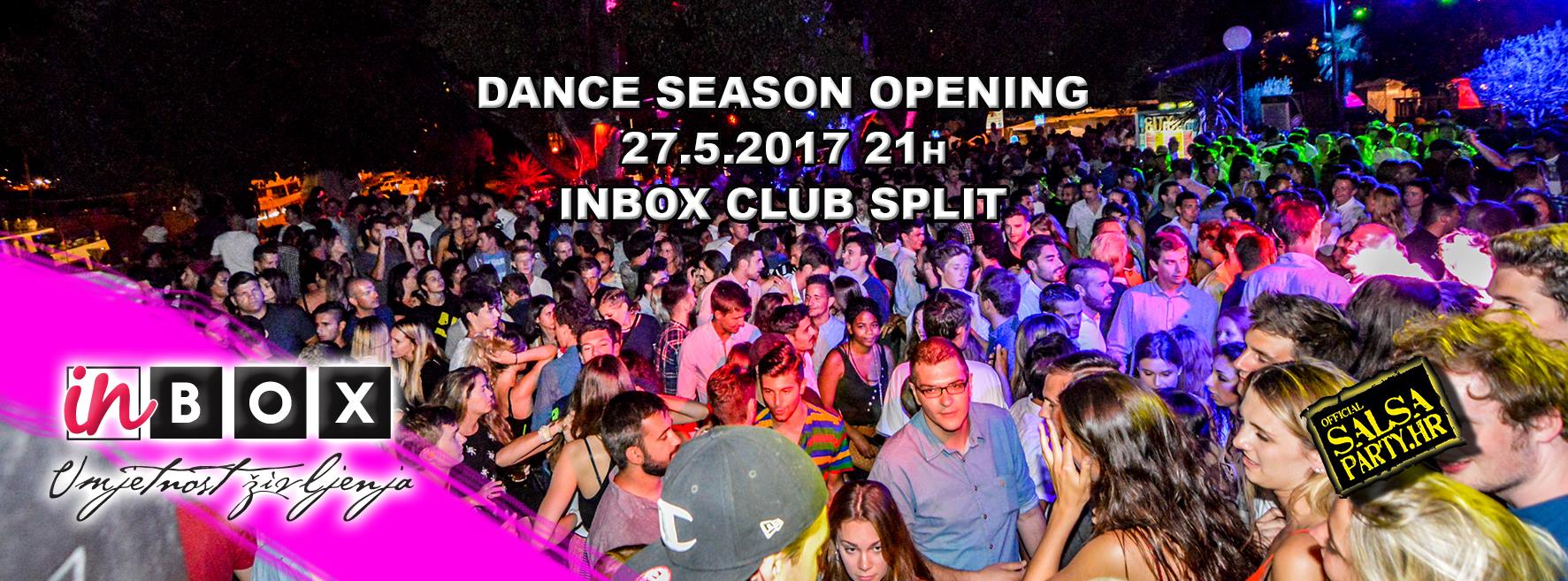 Večeras: Opening summer dance season 2017: Salsa Inbox Club