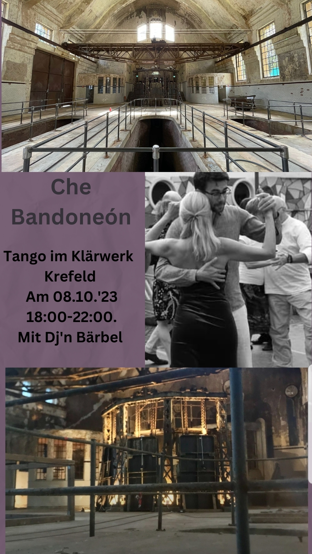 Tango im historischen Klärwerk Krefeld