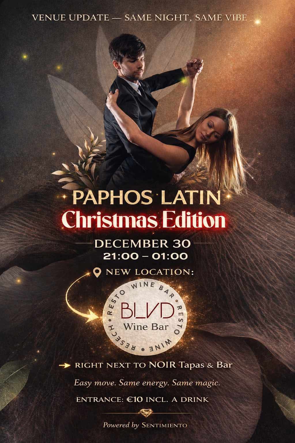 🎄✨Sentimiento Presents-Paphos Latin Festive Night Edition✨🎄