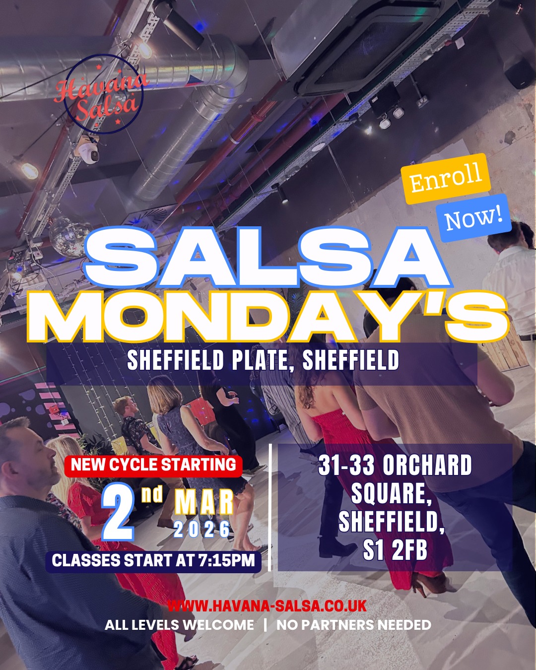 π₯ Cuban Salsa Mondays in Sheffield city centre! π₯