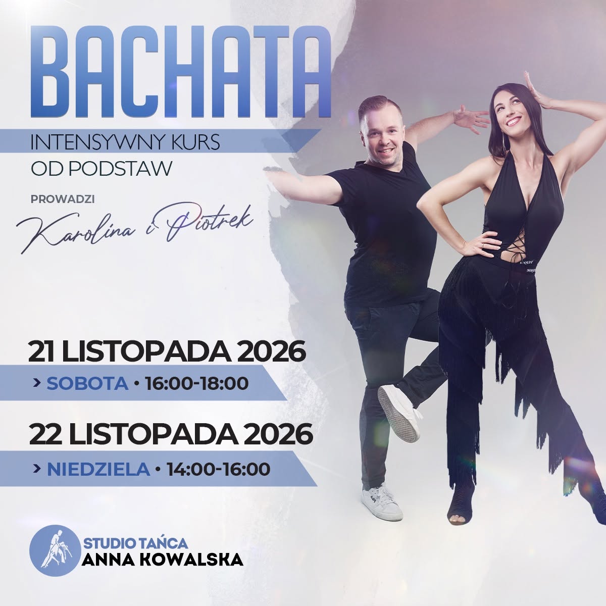 BACHATA w parach - intensywny kurs od podstaw