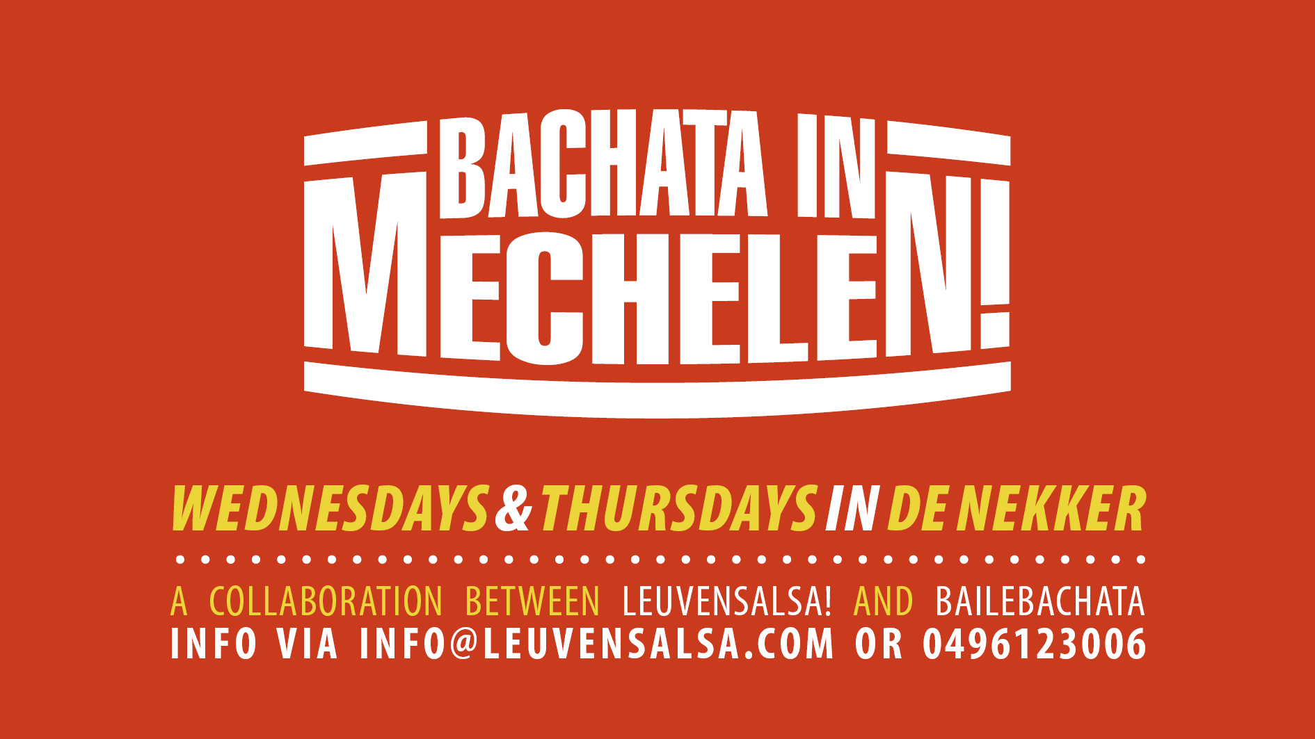 Bachata classes in Mechelen