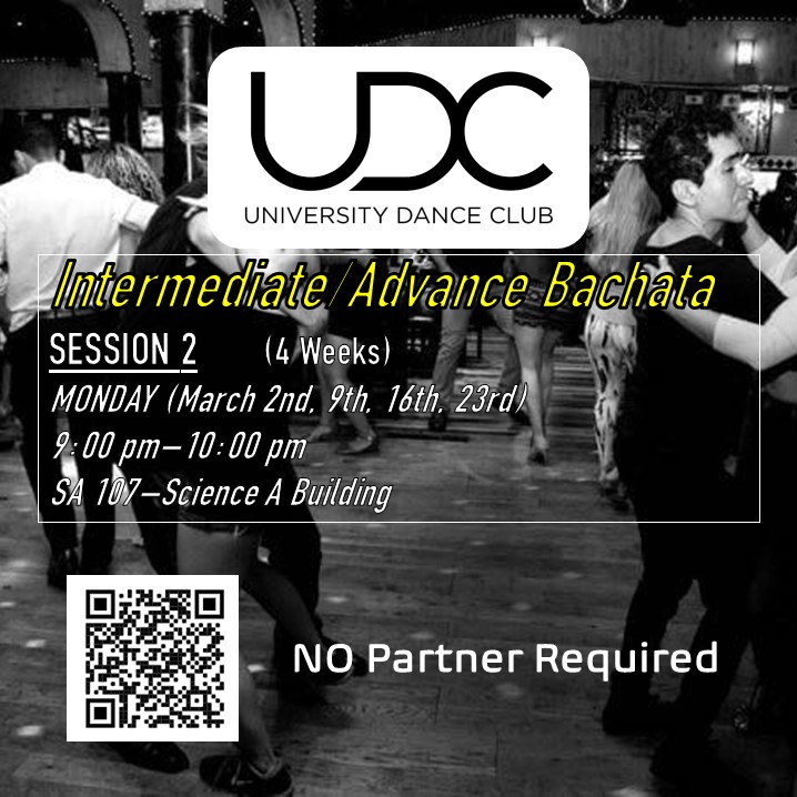 UDC Dance Classes - Intermediate Advance Bachata - Session 2