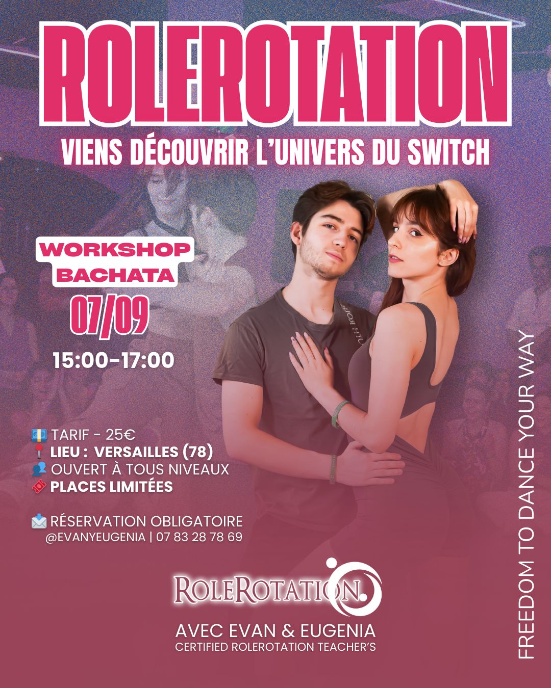Workshop Bachata RoleRotation Versailles