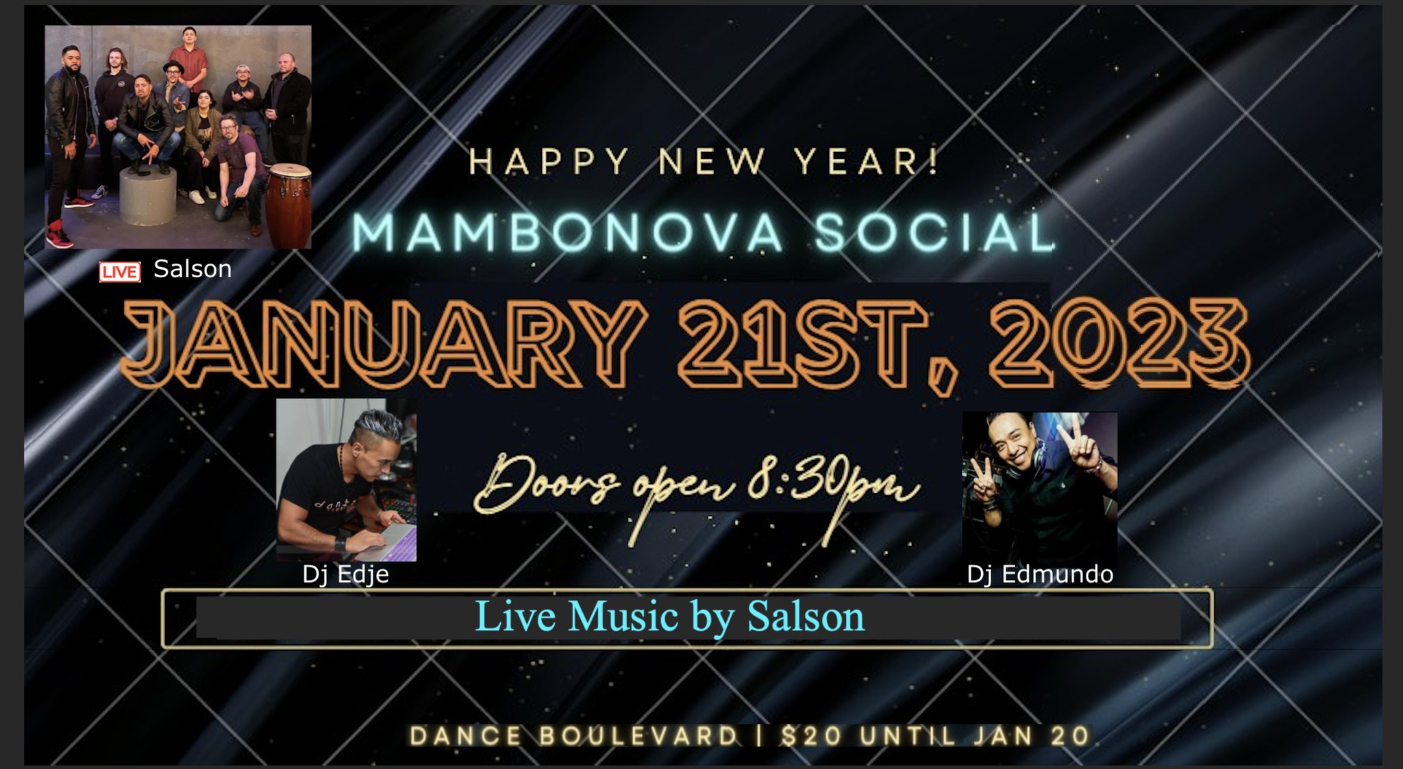 Mambonova Salsa & Bachata Social (Salsón Live)