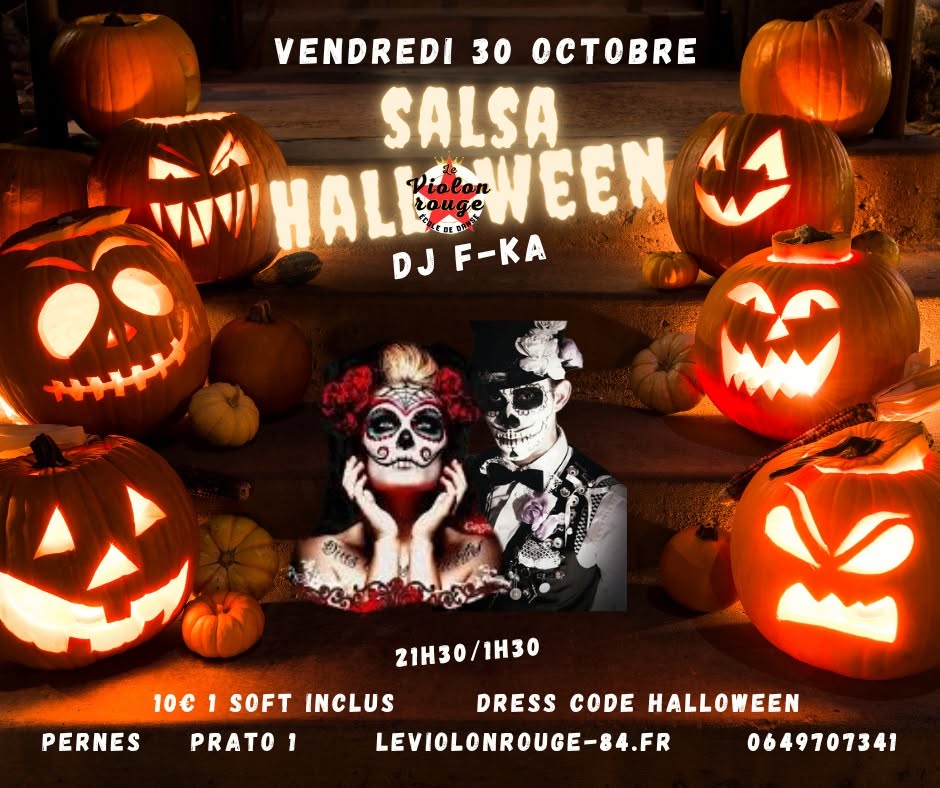 soirée SALSA HALLOWEEN au Violon Rouge