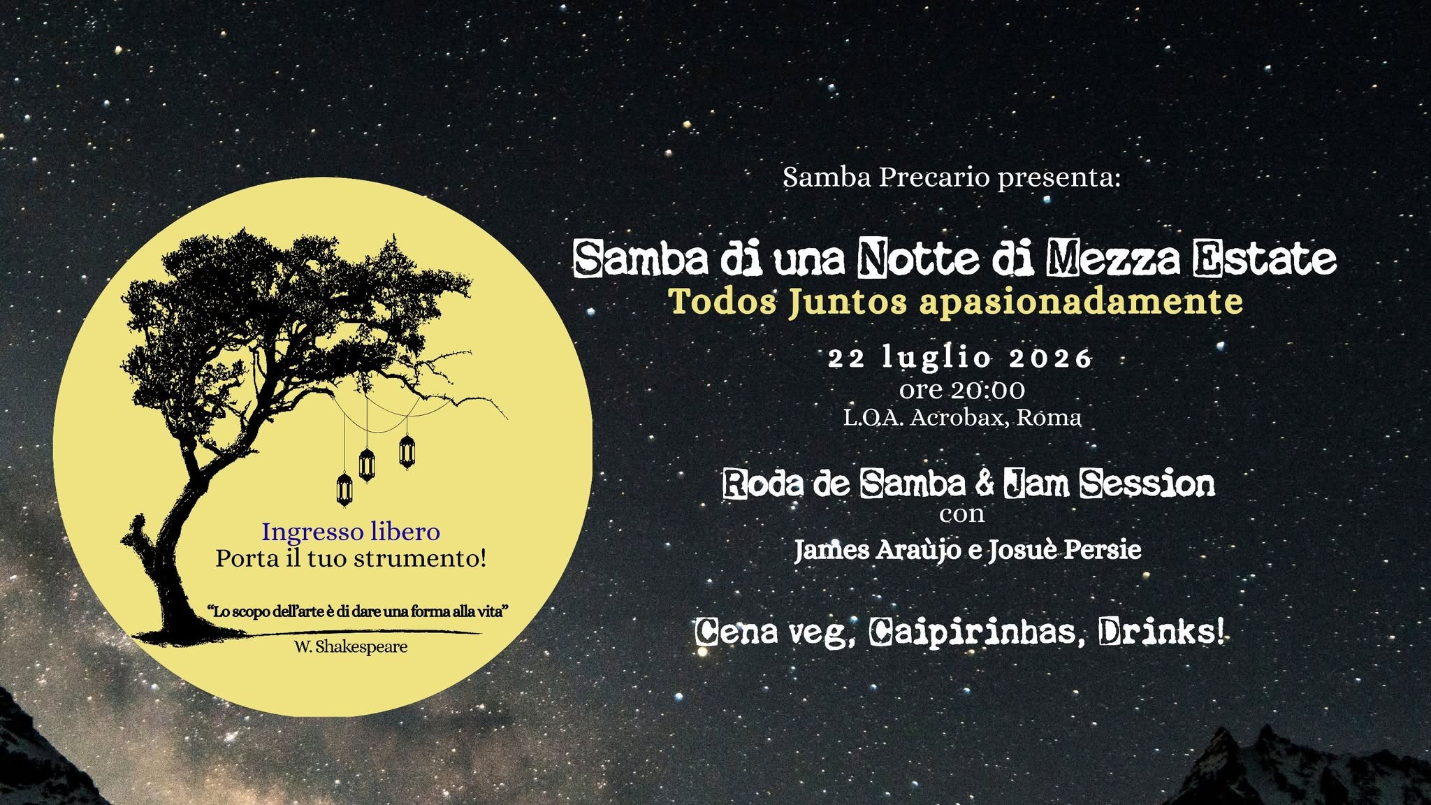 Todos Juntos Apasionadamente -samba di una notte di mezza estate-